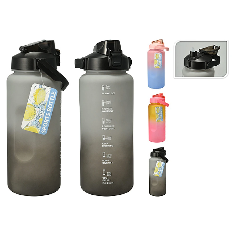 Sticla pentru apa 2 l, plastic