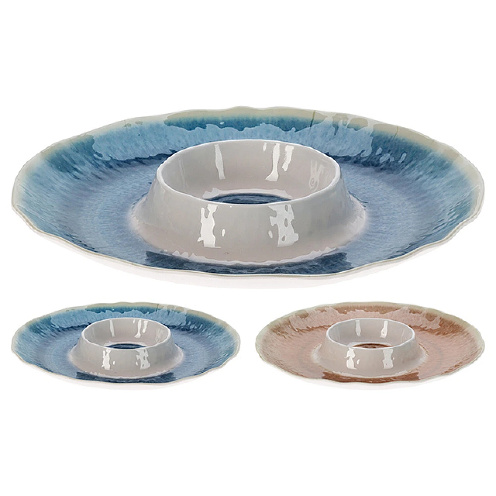 Platou de servit EH Reactiv Glaze 35 cm, melamina