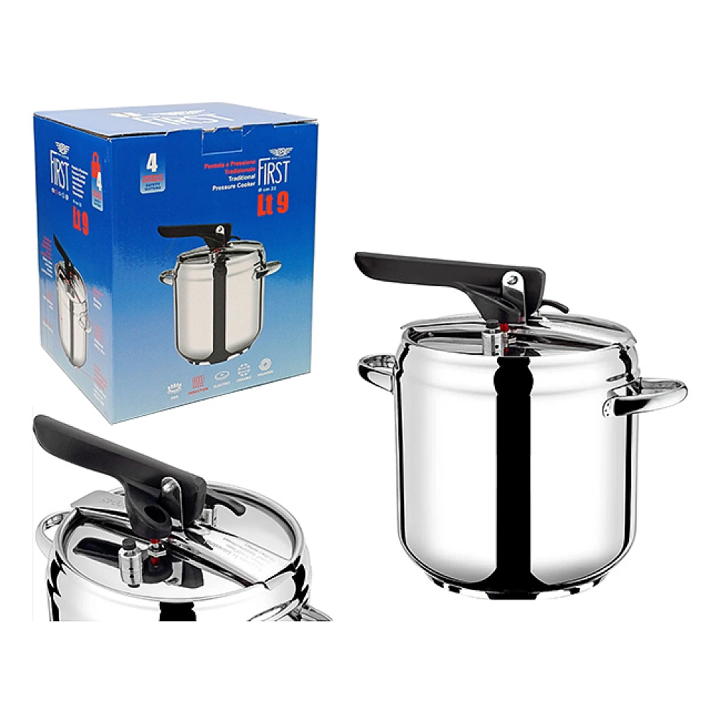 Cratita sub presiune Pinti First 9l, 22cm, inox