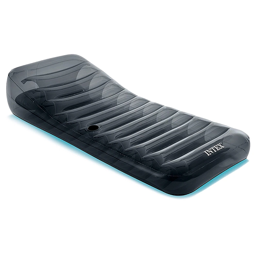 Sezlong gonflabil pentru înot 211х99 cm cu tetieră, până la 100 kg