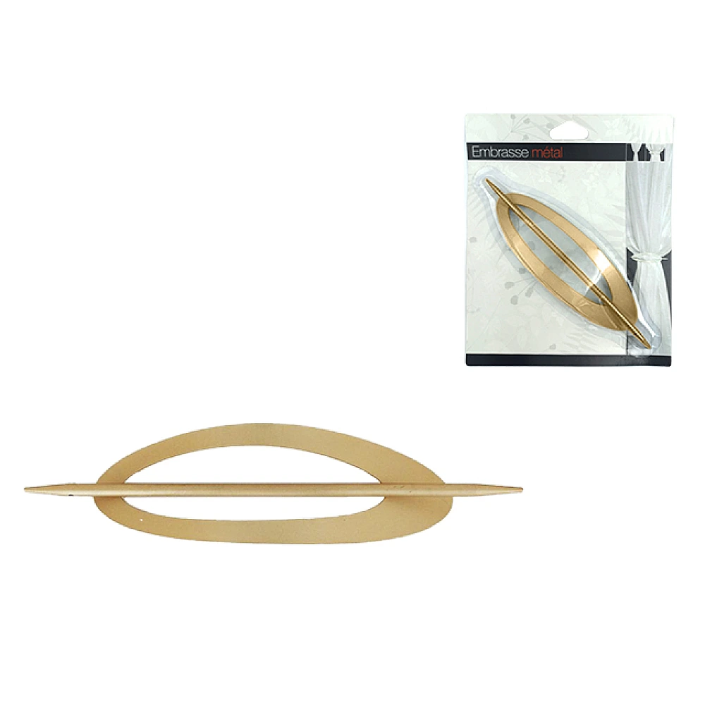Clip perdea Luance Cosby auriu - mat, metal