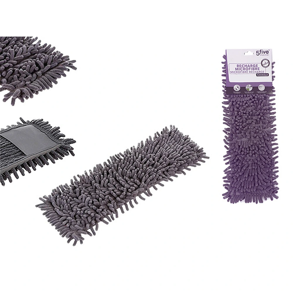 Duza Five microfibra senille 43X14cm pentru MOP plat