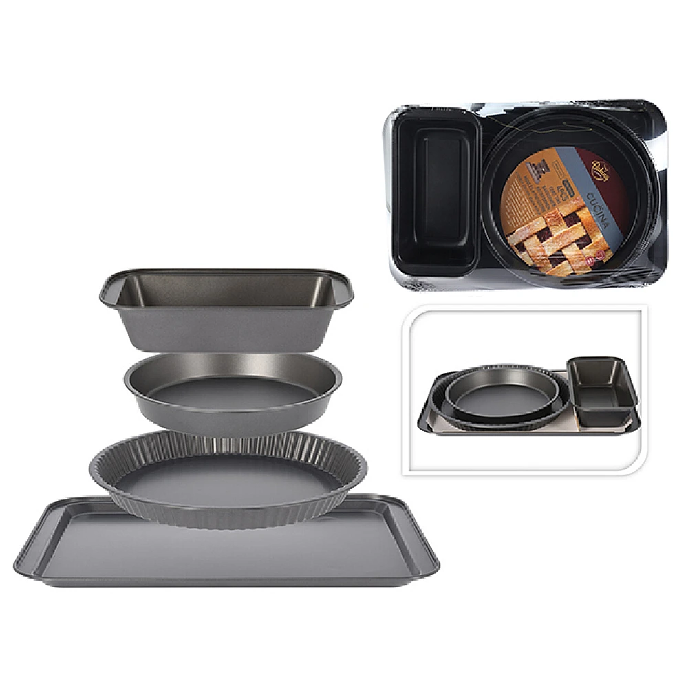 Set forme pentru copt Cucina 4buc antiaderenta