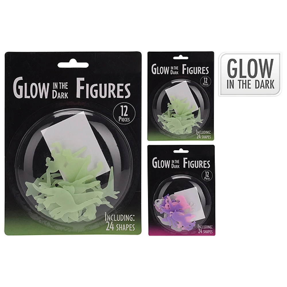 Set figurine fluorescente 12buc 