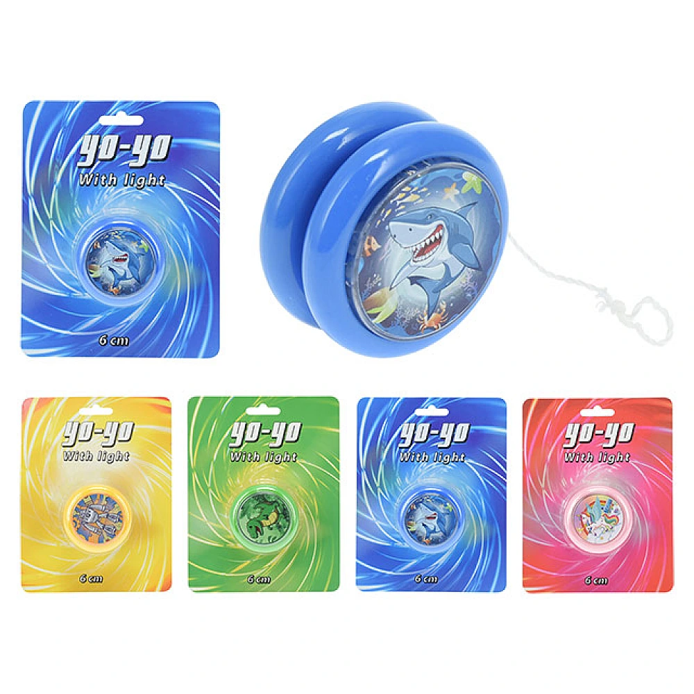 Jucarie Yo-yo cu iluminare D6cm, plastic