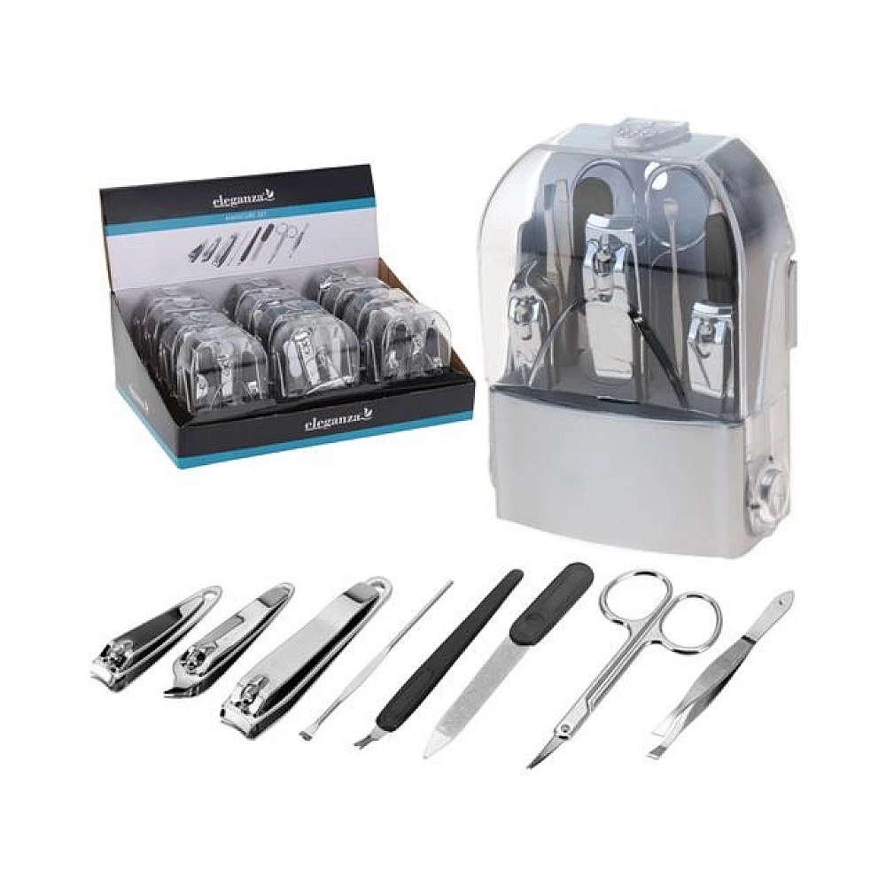Set pentru manichiura 8 buc in cutie din plastic