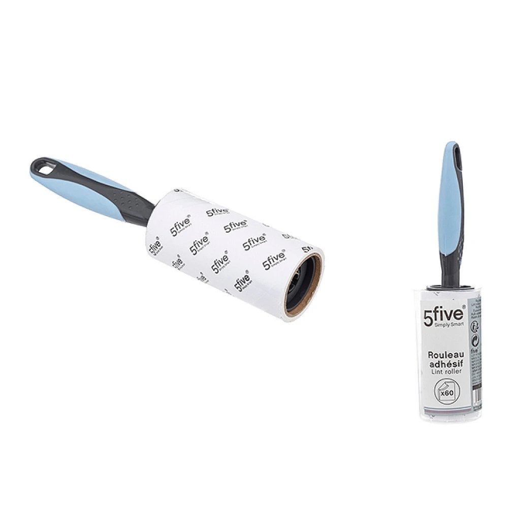 Perie pentru haine cu role 5Five D4X21.5 cm, 60 foi