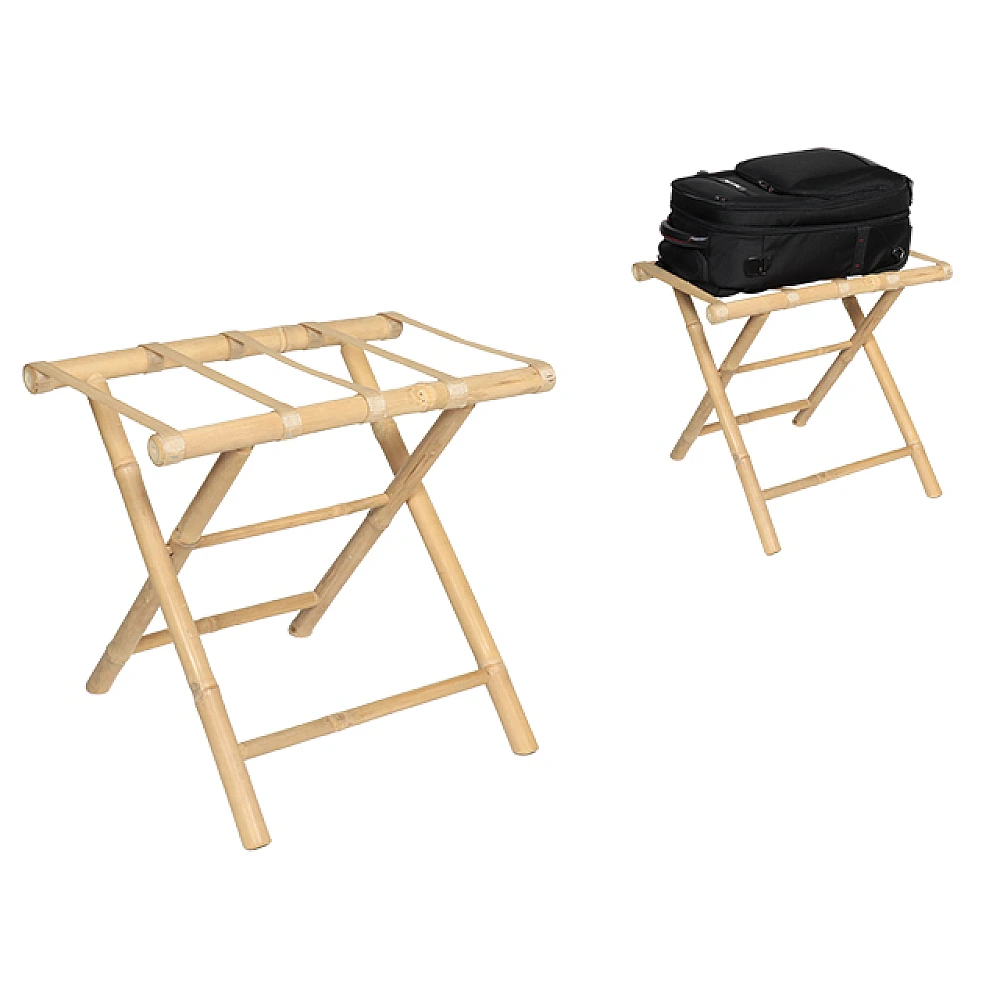 Suport pliabil Tendance din bambus, 50X60X50 cm