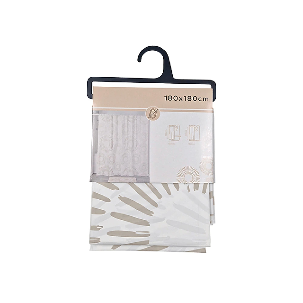 Perdea pentru dus 180X180 cm Tendance Etnic, 75%PE 25%EVA