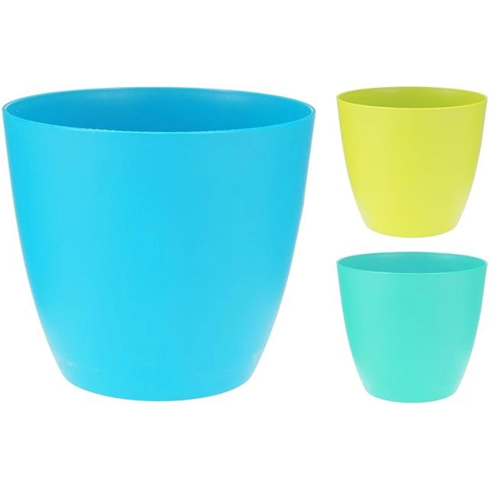 Ghiveci pentru flori din plastic Ella D15cm, culori