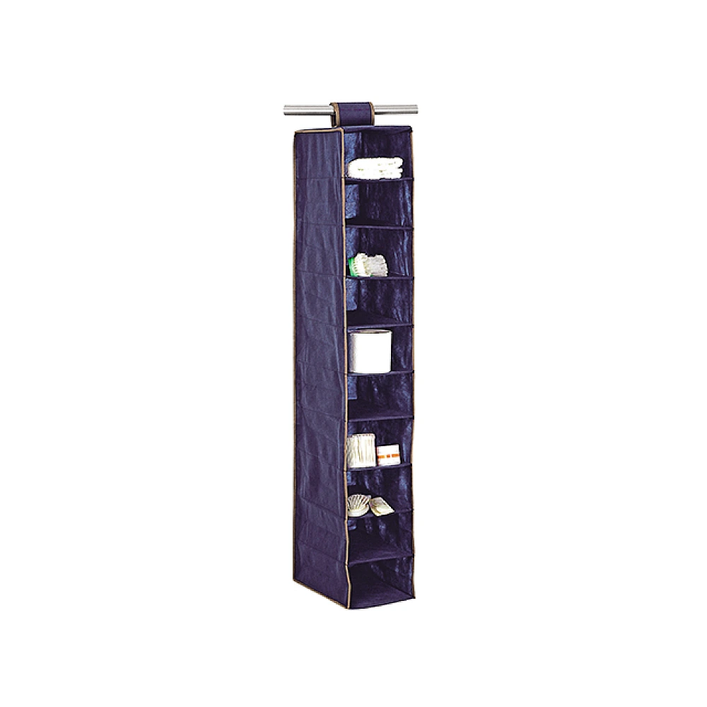 Organizator suspendabil Ordinett, 10 sectiuni, 20X29X120cm, albastru, textil
