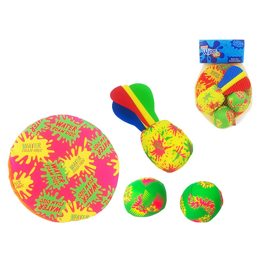 Joc Water Ball: 2 mingi, farfurie, bomba-jucarie