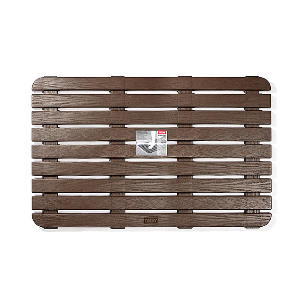 Platforma pentru dus Tatay 80X50X3cm maro, plastic