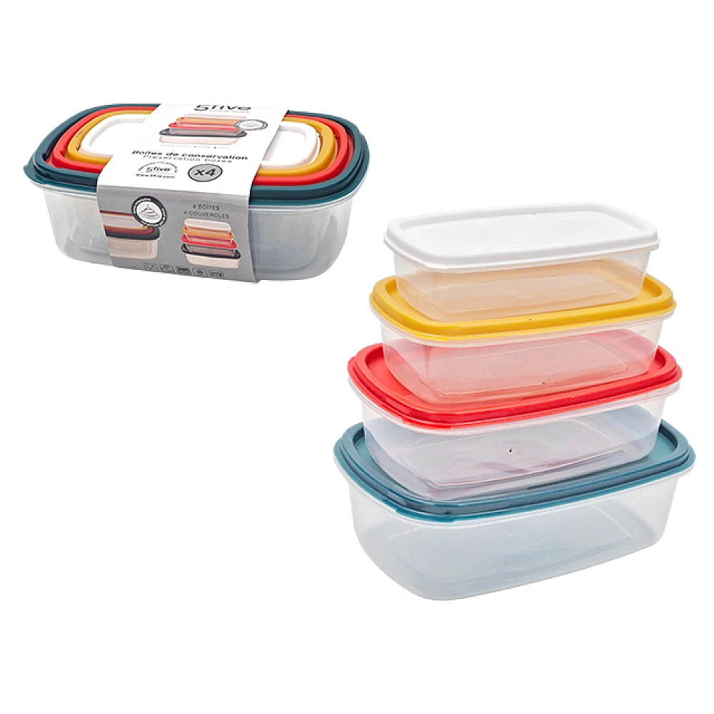 Set recipiente alimentare Five 4buc
