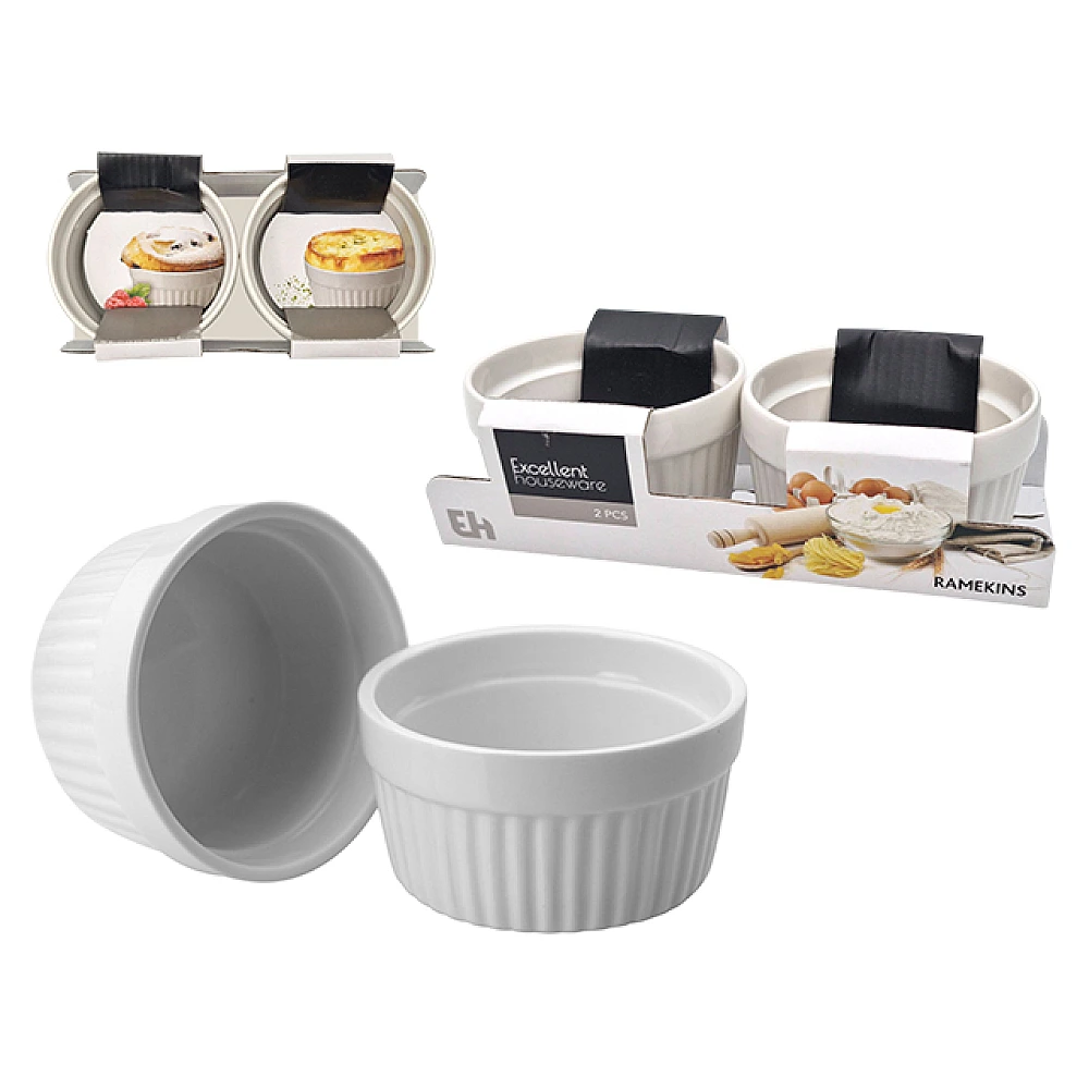 Set forme pentru copt si servire EH, 2 buc, 200 ml, ceramica