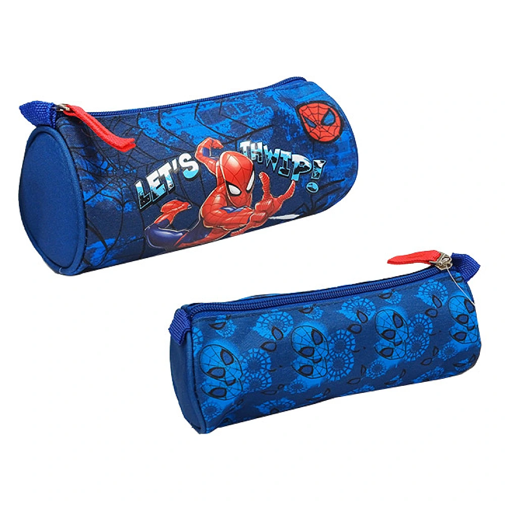 Penar cilindric 21X7.5cm Bambino Spiderman, textil
