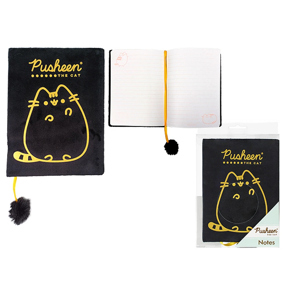 Agenda cu lacat, A5, 96foi,Bambino Pusheen Gold, coperta plus