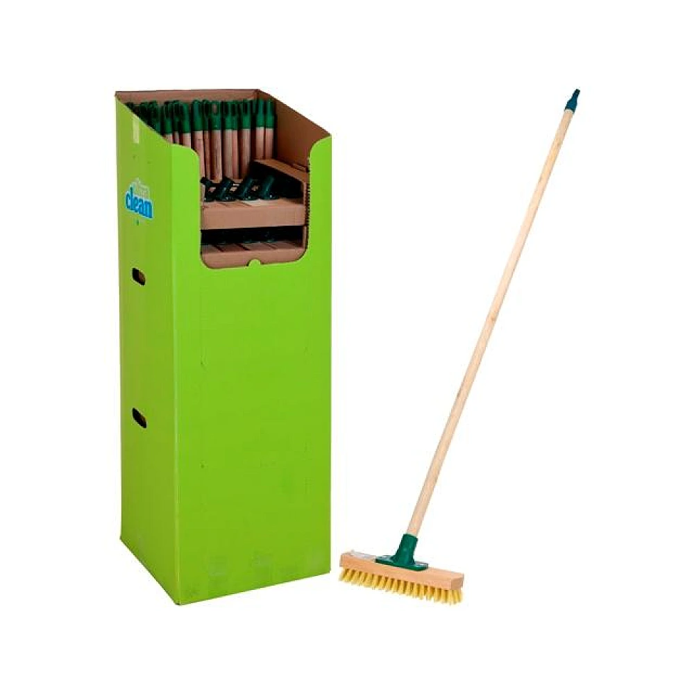 Perie-matura cu perie dura, maner din lemn 118cm