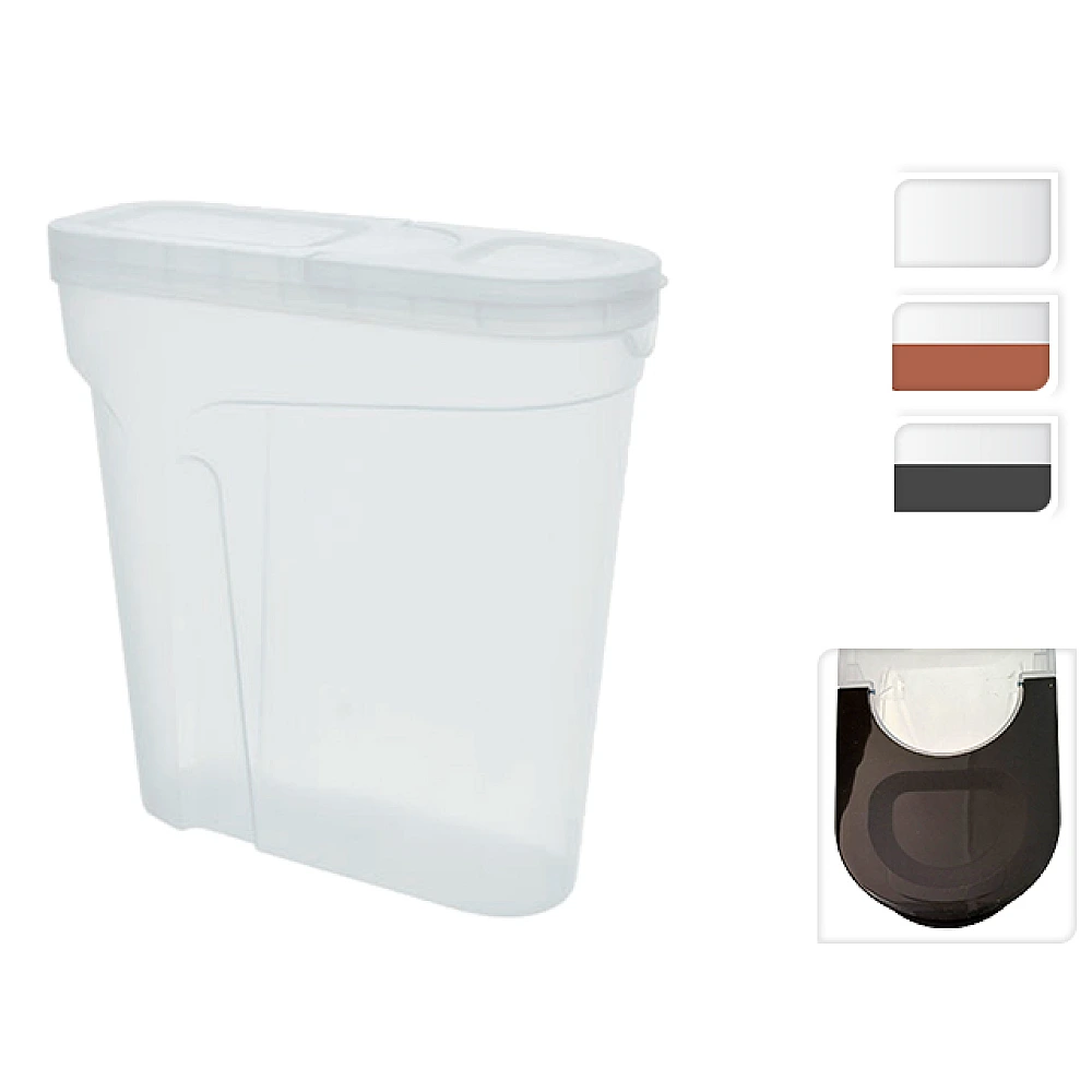 Container pentru produse vrac Jagiello 4l, 25X9.5X2.7cm, cu dozator