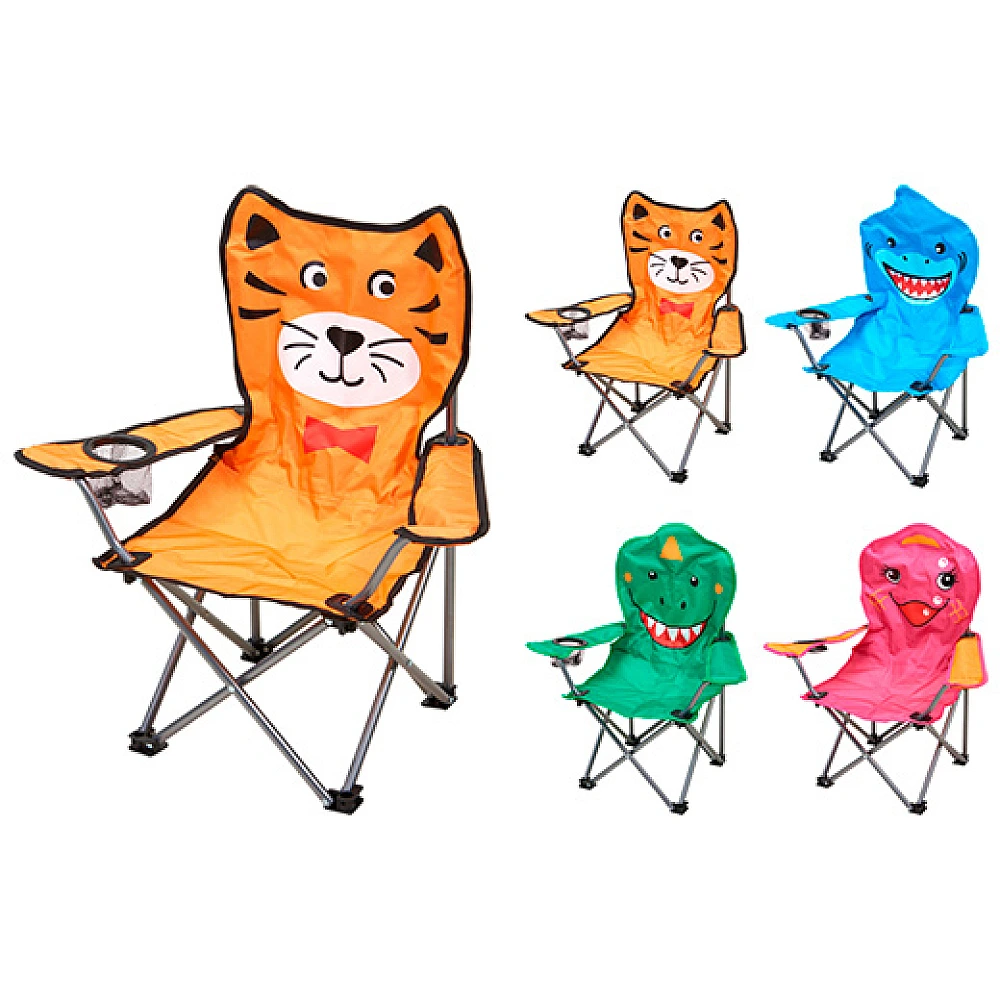 Scaun pliant picnic 51X51X97cm, metal, 3 culori