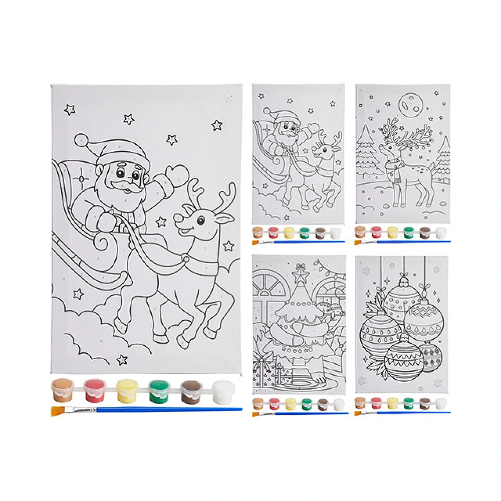 Set pentru pictura pe numere, 20X30 cm, 3 modele
