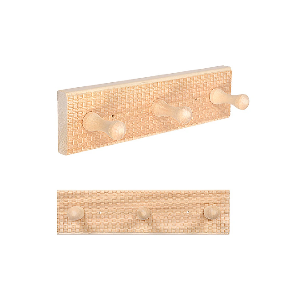 Cuier BS 3 carlige, 25X6.5cm 