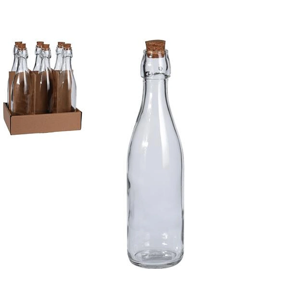 Sticla 500ml, H27cm, cu pluta