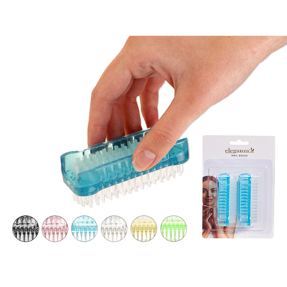 Set de perii pentru unghii 2buc, plastic