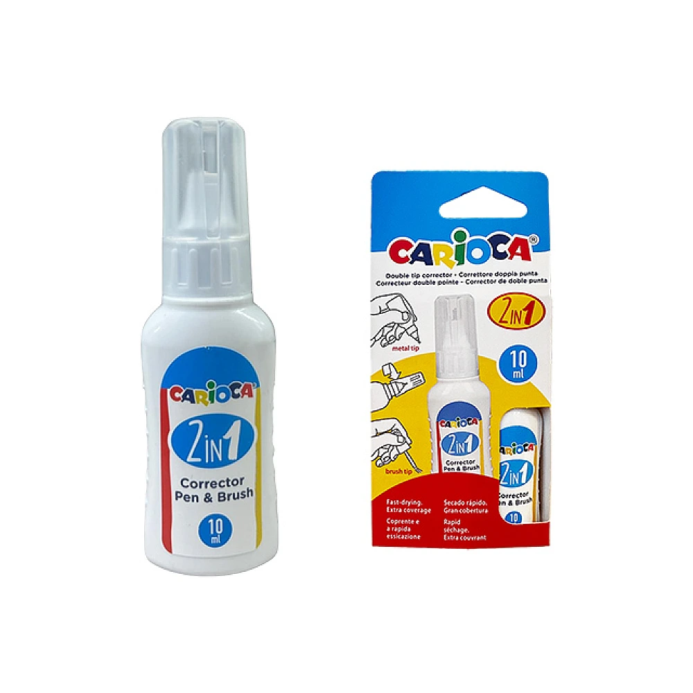 Corector Carioca 2in1 10ml, blister
