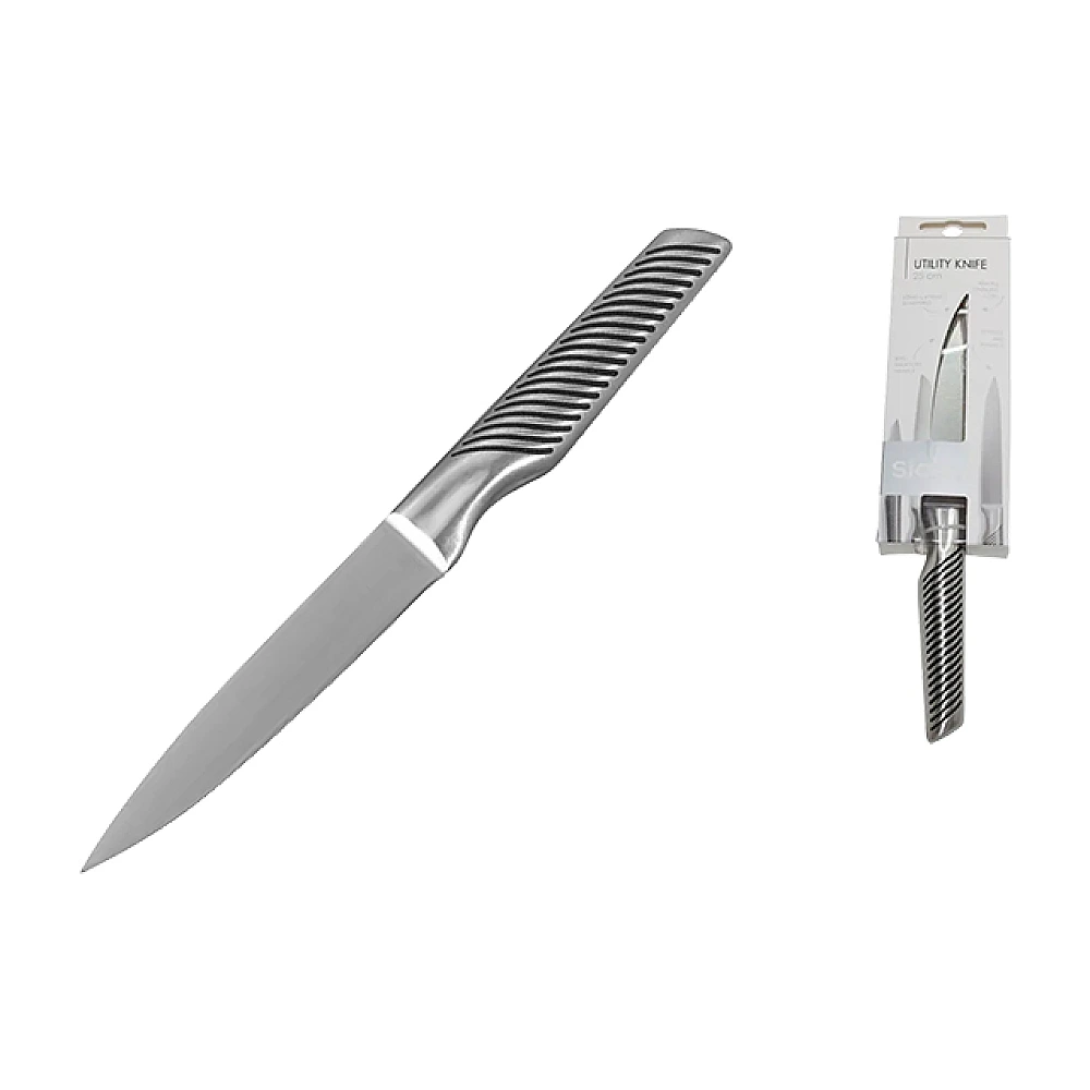Cutit de bucatarie Siaki lama 12.5 cm, maner metalic