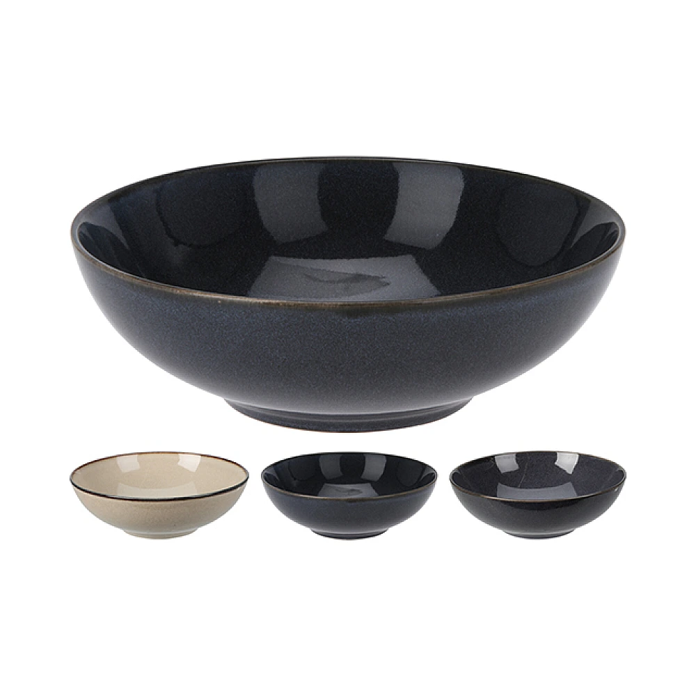 Farfurie adâncă 25cm Reactiv Glaze, ceramică