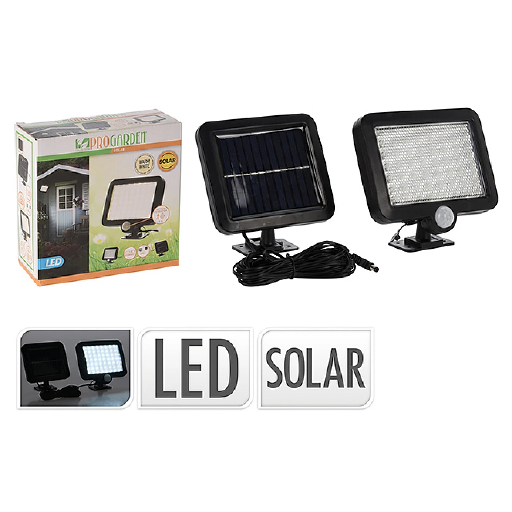 Felinar pe baterie solara cu senzor de miscare 15X11cm