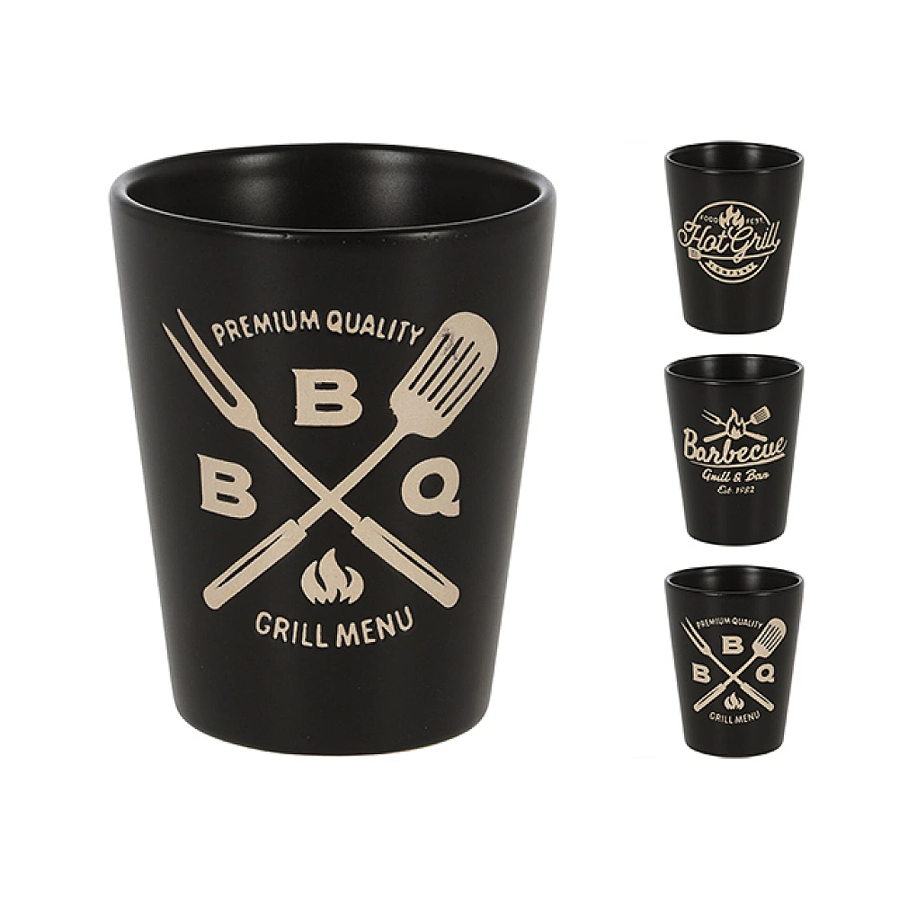Cana-pahar 325ml BBQ, ceramica