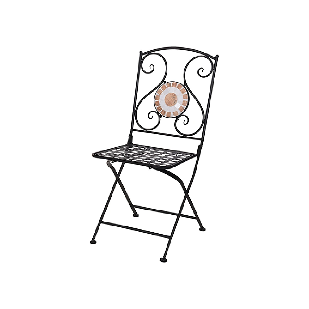 Scaun Bistro Mozaic metal-piatra 40X38X90cm New