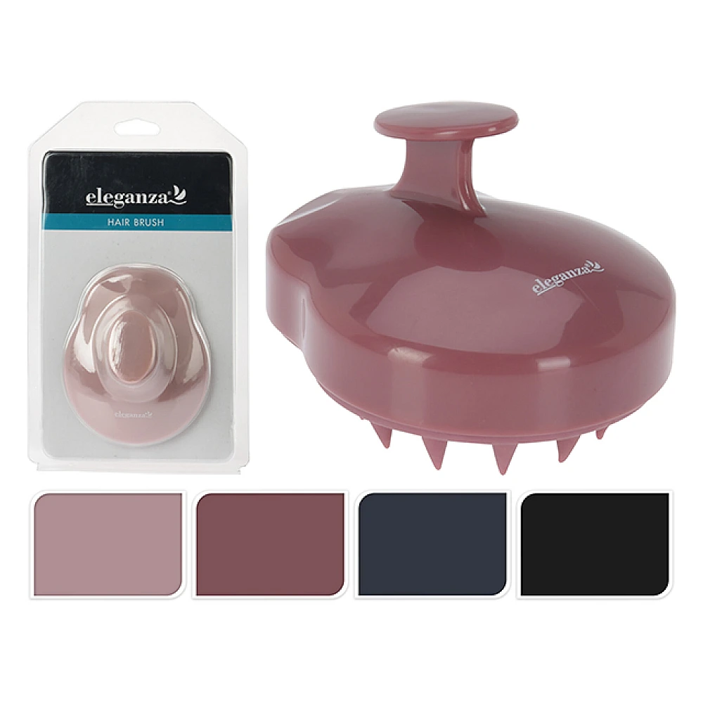Perie pentru par masajor Eleganza Mini 9X7cm, cu maner