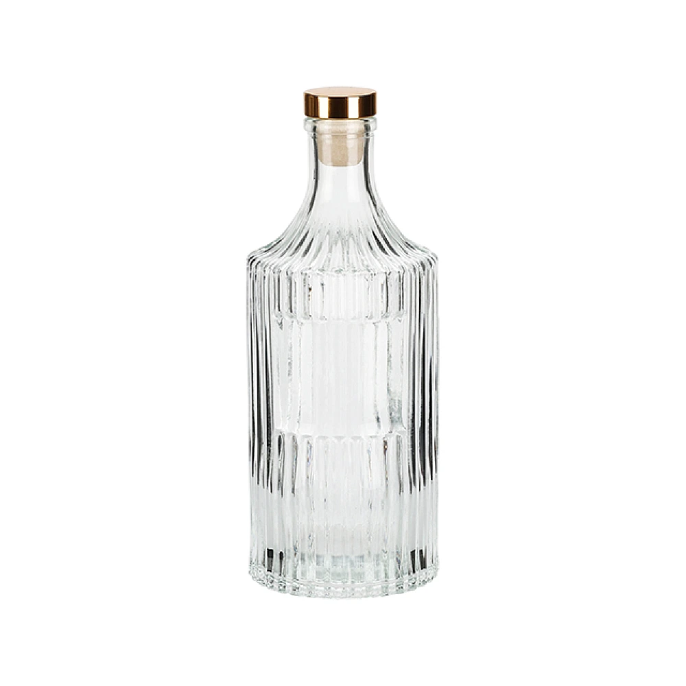 Carafa pentru apă Golden Stripe 0.5l, 20cm, din sticla
