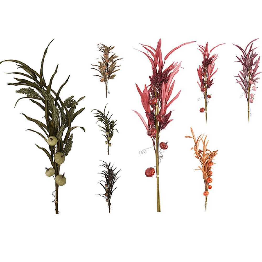 Ramura cu frunze, flori si fructe 85cm