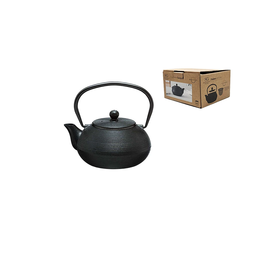Ceainic din fonta 0.6l SG Marin, negru