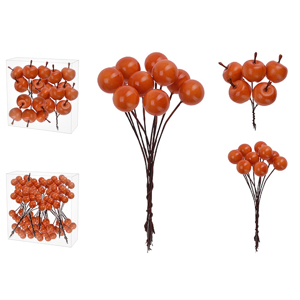 Ramura de mar/sau pomusoare galbene 14X5cm