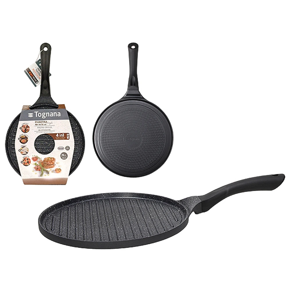 Tigaie Gril Tognana Premium Black 26cm