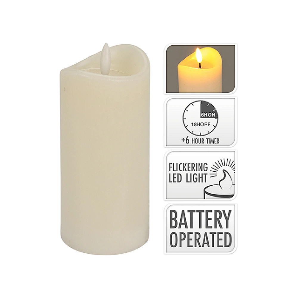 Lumanare LED 7X15сm cronometru,fildes