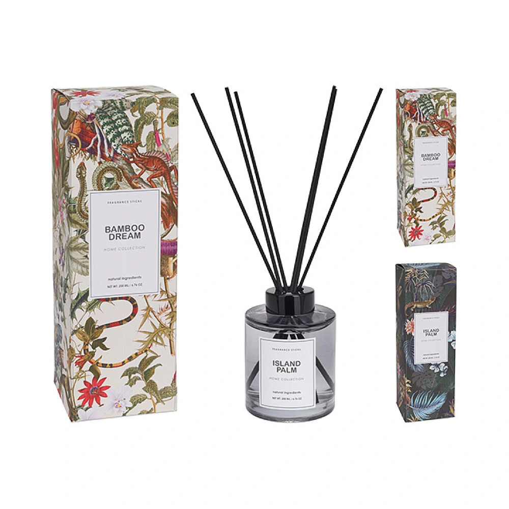 Odorizant de camera 200ml + baghete, 3 arome