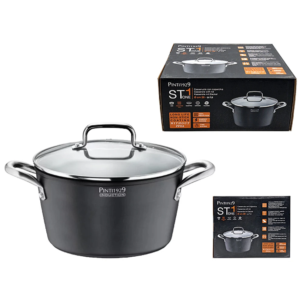 Cratita cu capac Pinti St1 28cm, 7l