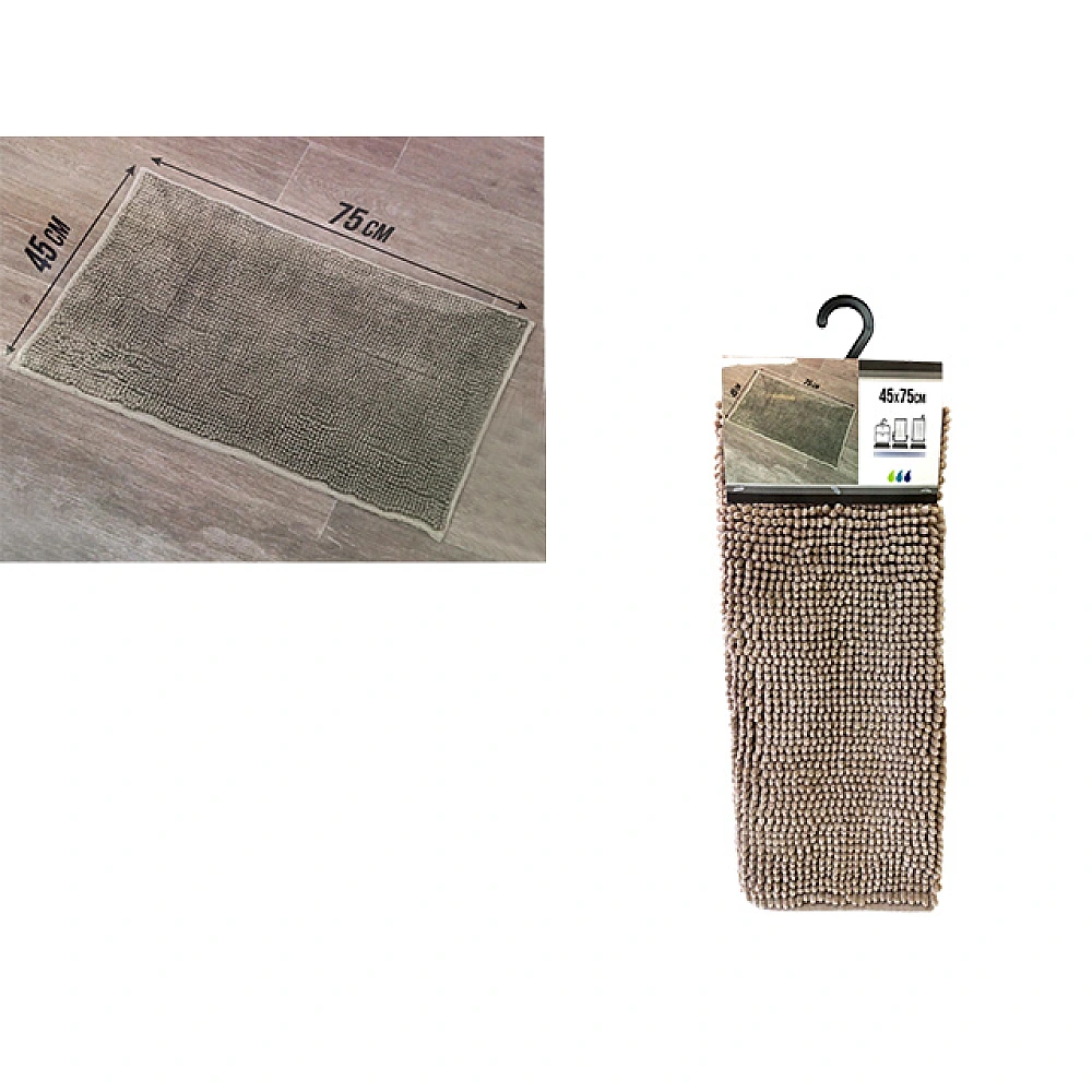 Covoras pentru baie 45X75cm Tendance, capucino, microfibra