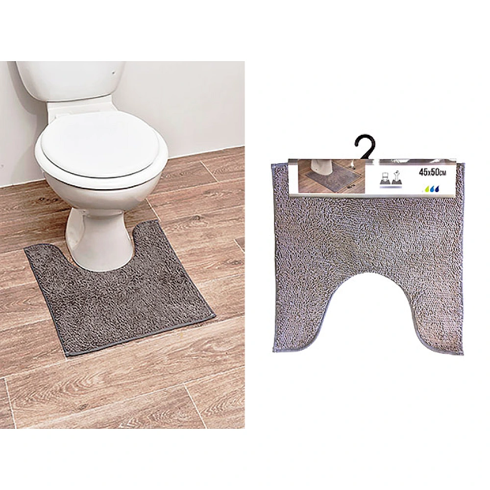 Covoras pentru baie 45X50cm Tendance, gri, poliester