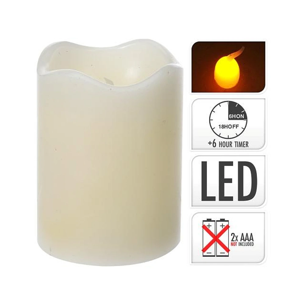 Lumanare LED 9X7cm, cu timer