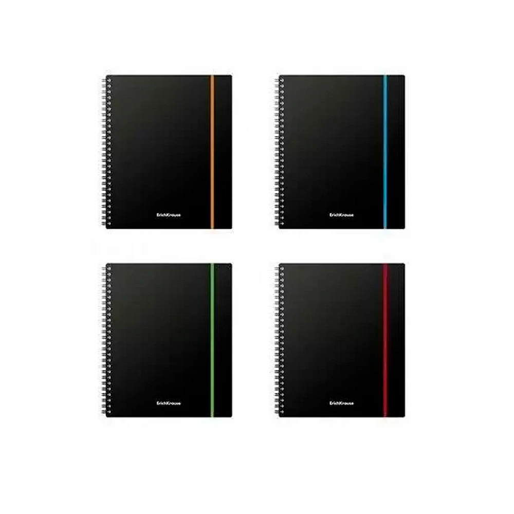 Blocnotes A5+ ErichKrause Accent pe spirala, 80foi, carouri