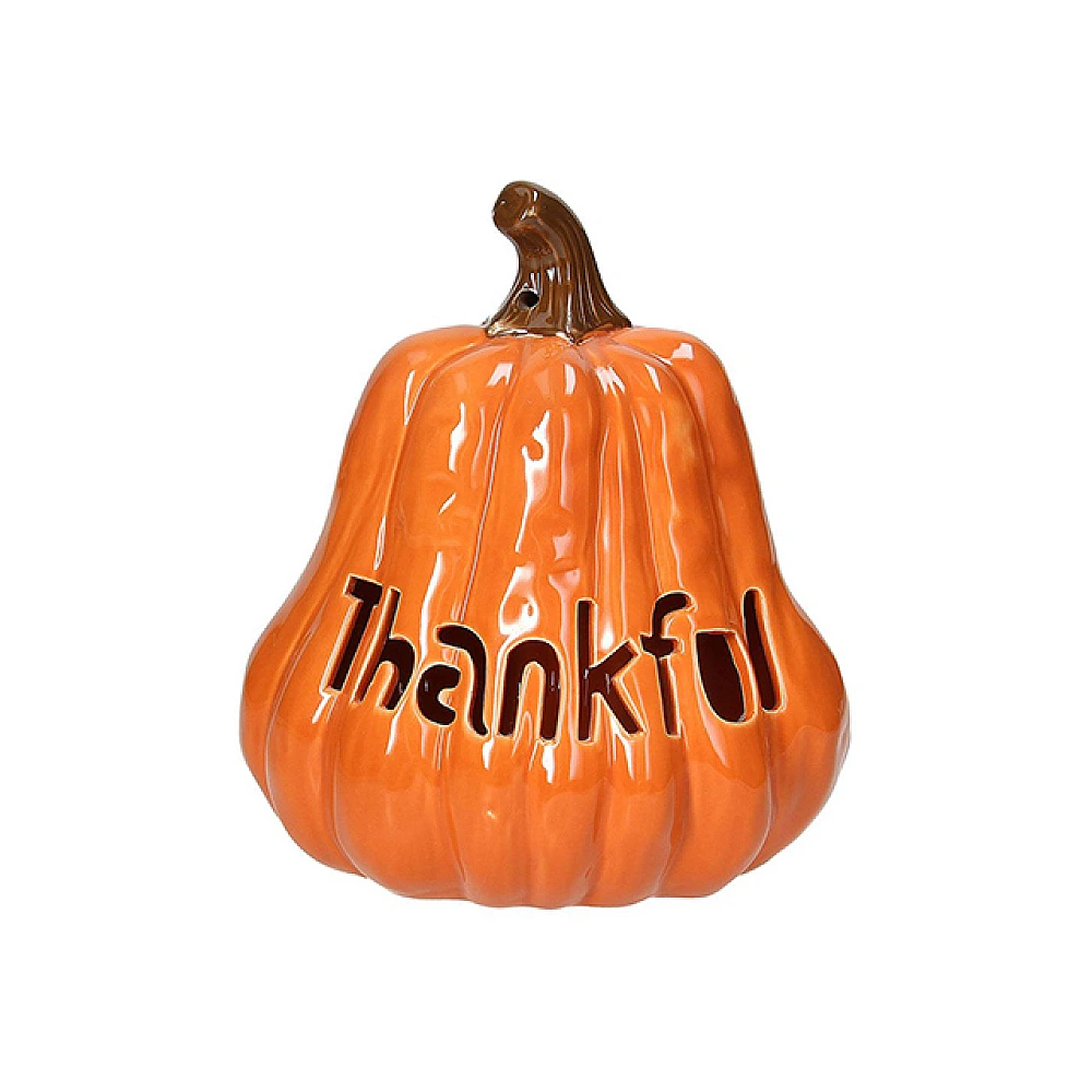 Suvenir LED Dovleac AF 18X15cm Thankul, ceramic