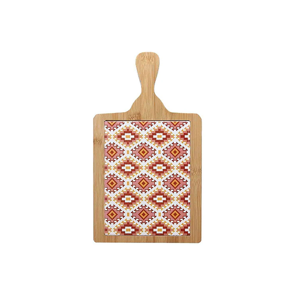 Suport pentru vase fierbinte 23X19cm Tognana Dolce Casa Ethnic, lemn si ceramica