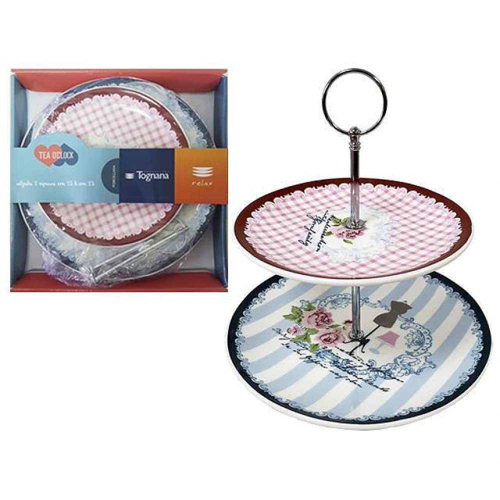 Suport de servire 2 nivele Relax Tea